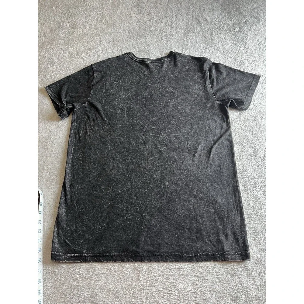 The Rolling Stones Medium Black Hyde Park 1969 Acid Wash Graphic Tee unisex